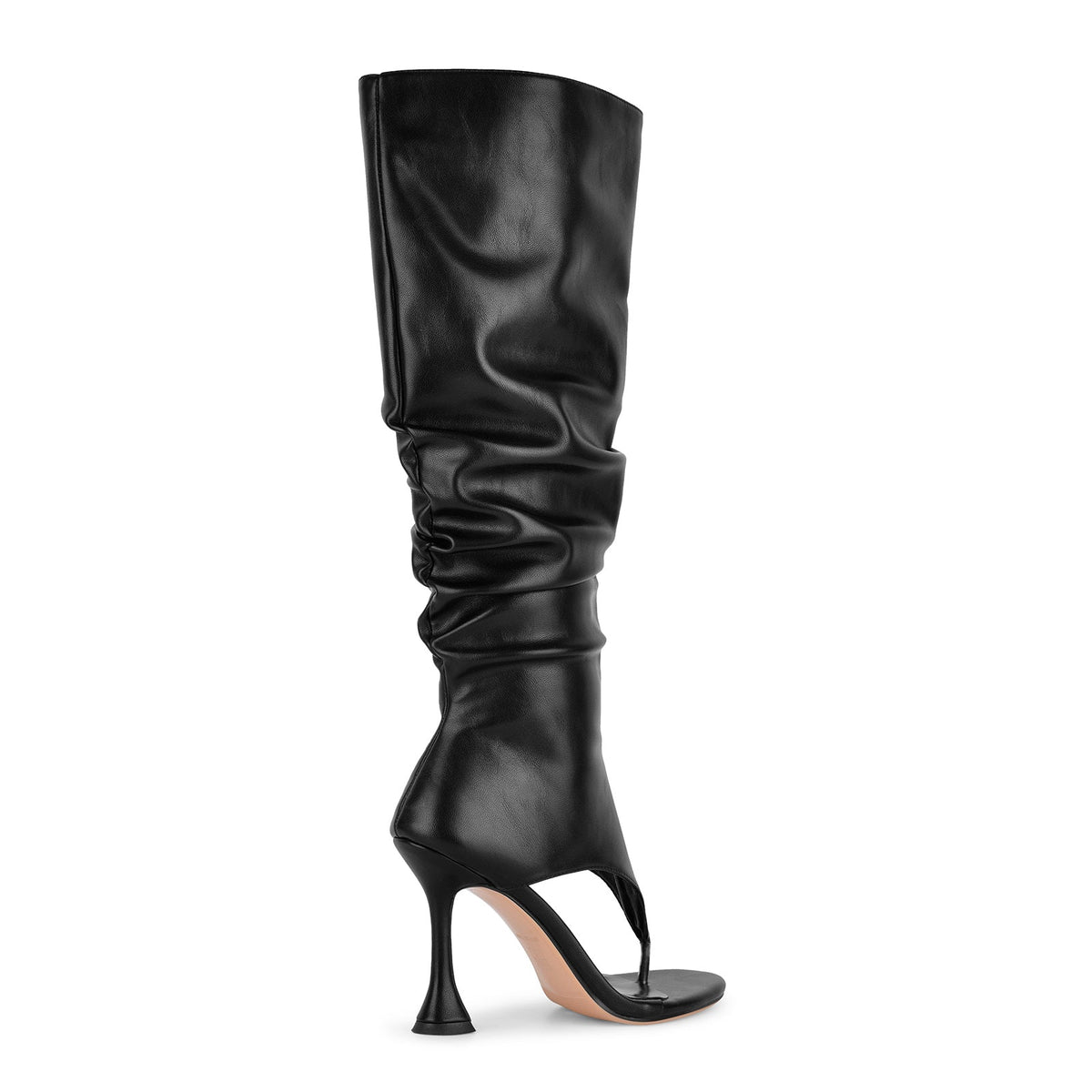 Round Toe Flip Flops Knee High Boots Sandals