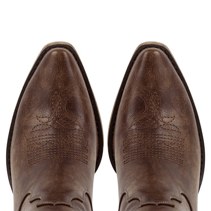 Onlymaker Boots Over The Knee Embroidered Western Boots