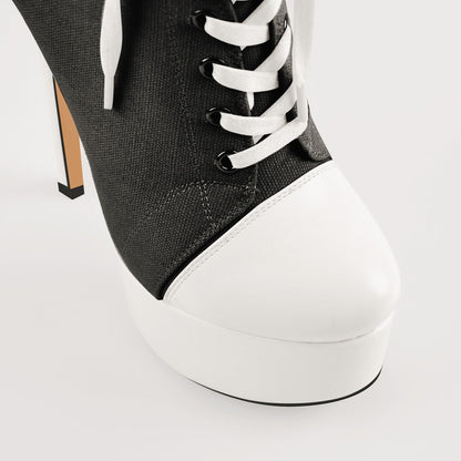 Onlymaker Ankle Canvas Boots