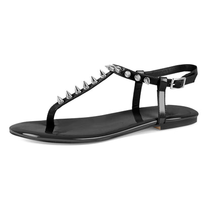 Studded Clip-On Toe Slippers