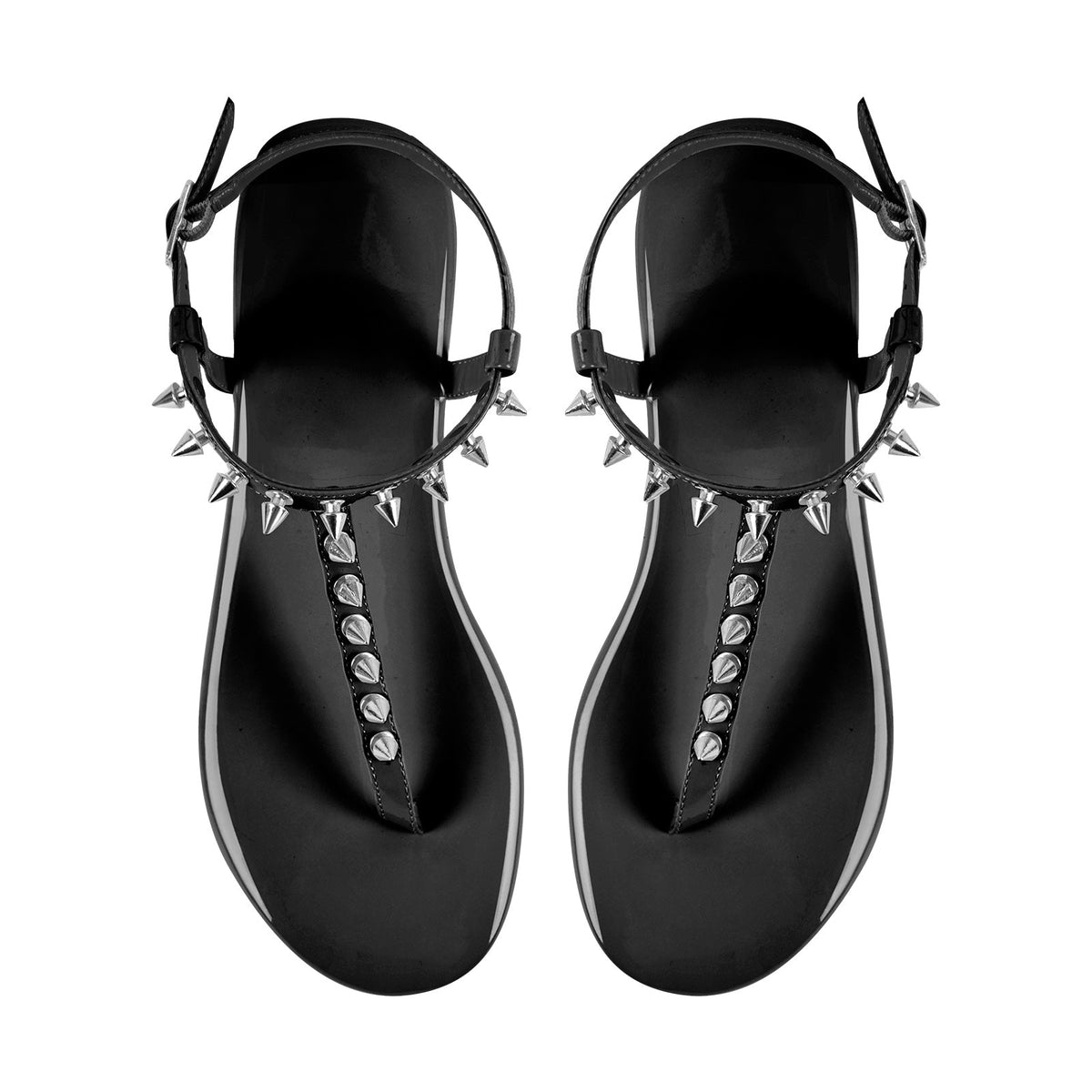 Studded Clip-On Toe Slippers