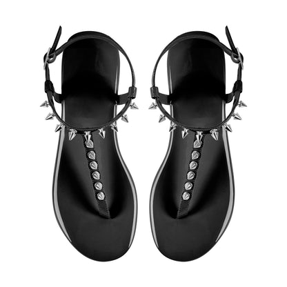 Studded Clip-On Toe Slippers