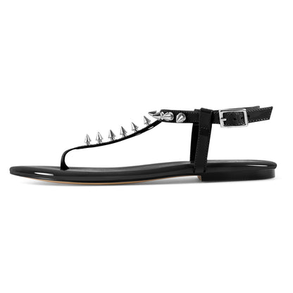 Studded Clip-On Toe Slippers