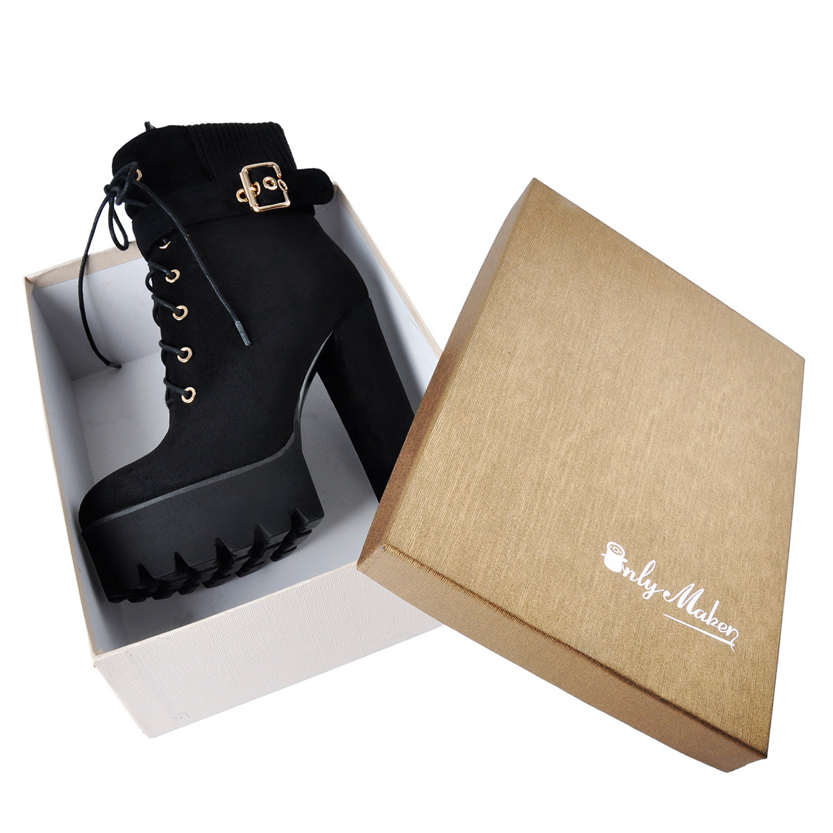 Ankle Platform High Heel Boots