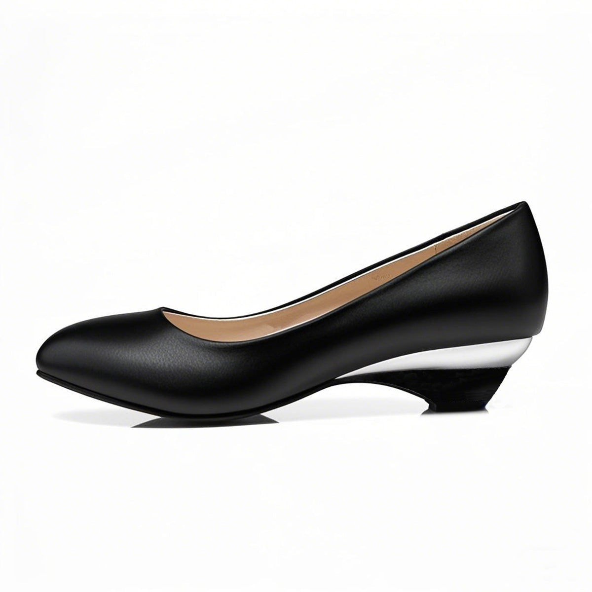 Round Toe Wedge Heel Daily Pumps