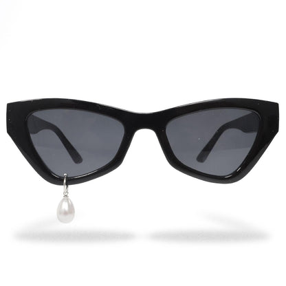 Pearl Pendant Cat Eye Sunglasses