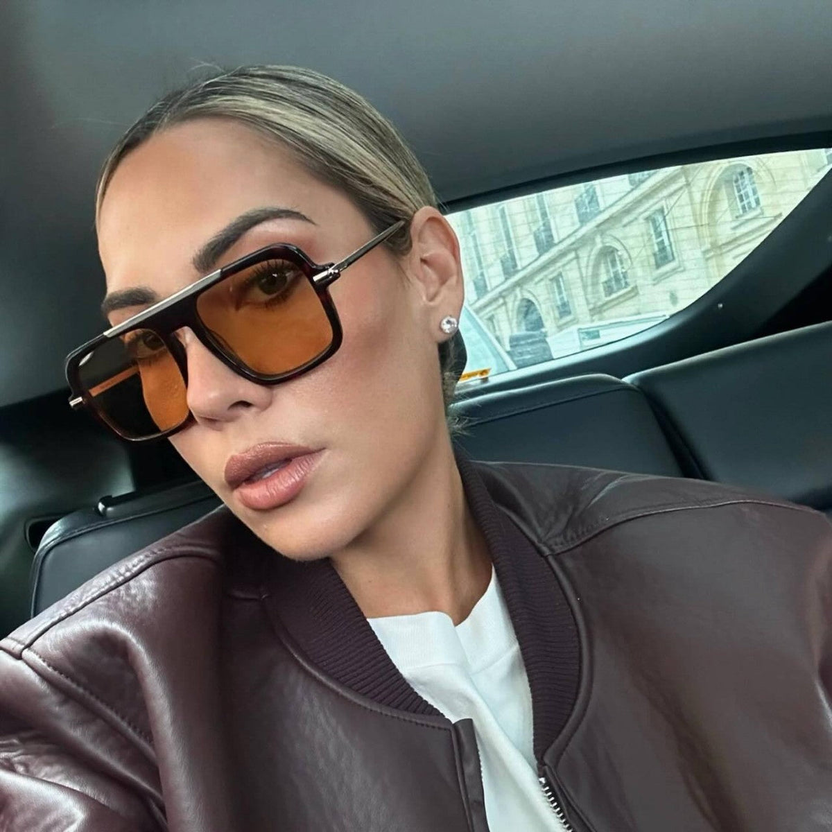 Square Shape Aviator Sunglasses