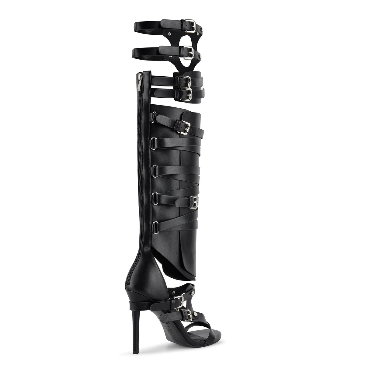 Gladiator Multi Buckles Thigh High Boots Sandals