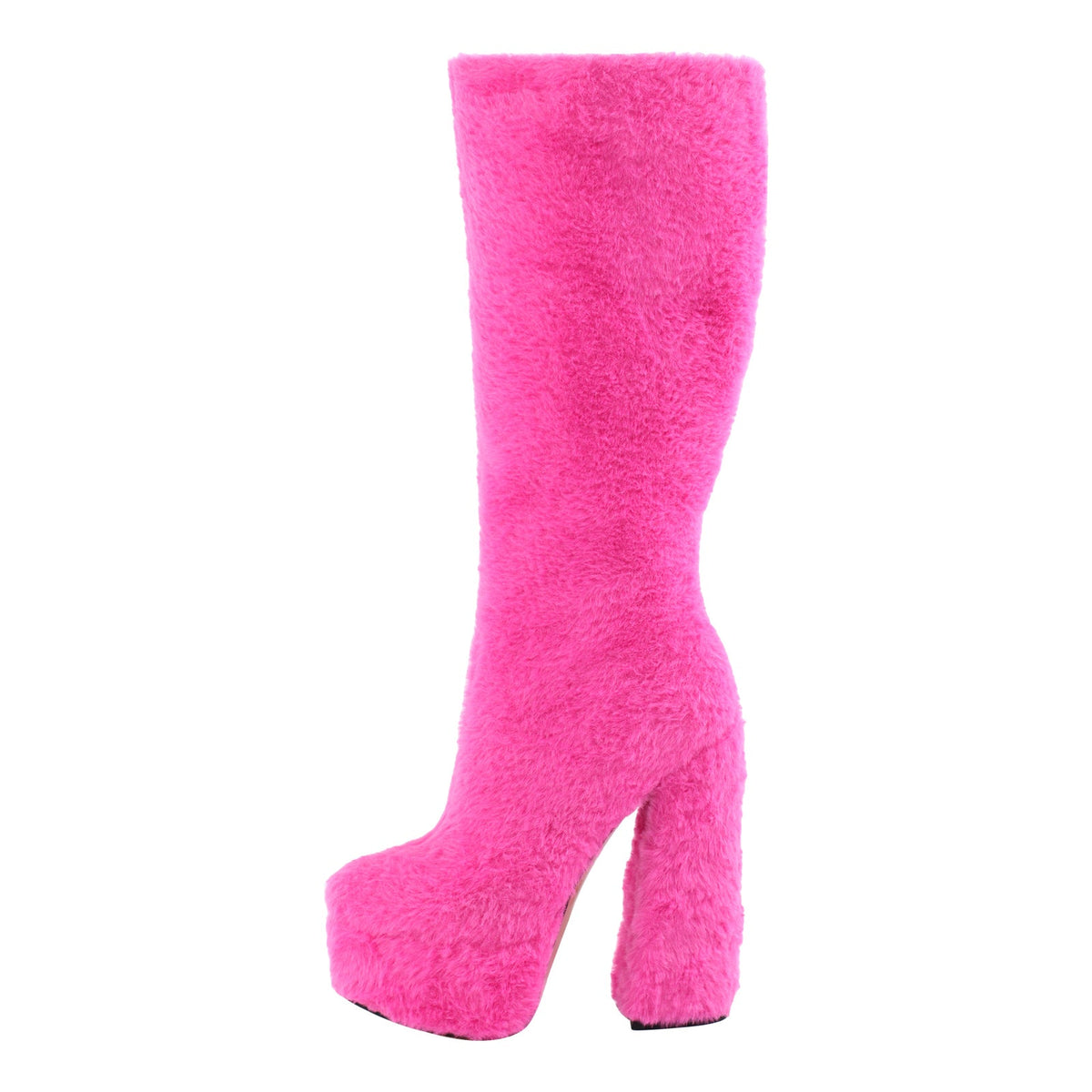 Fur Platform High Heels Boots