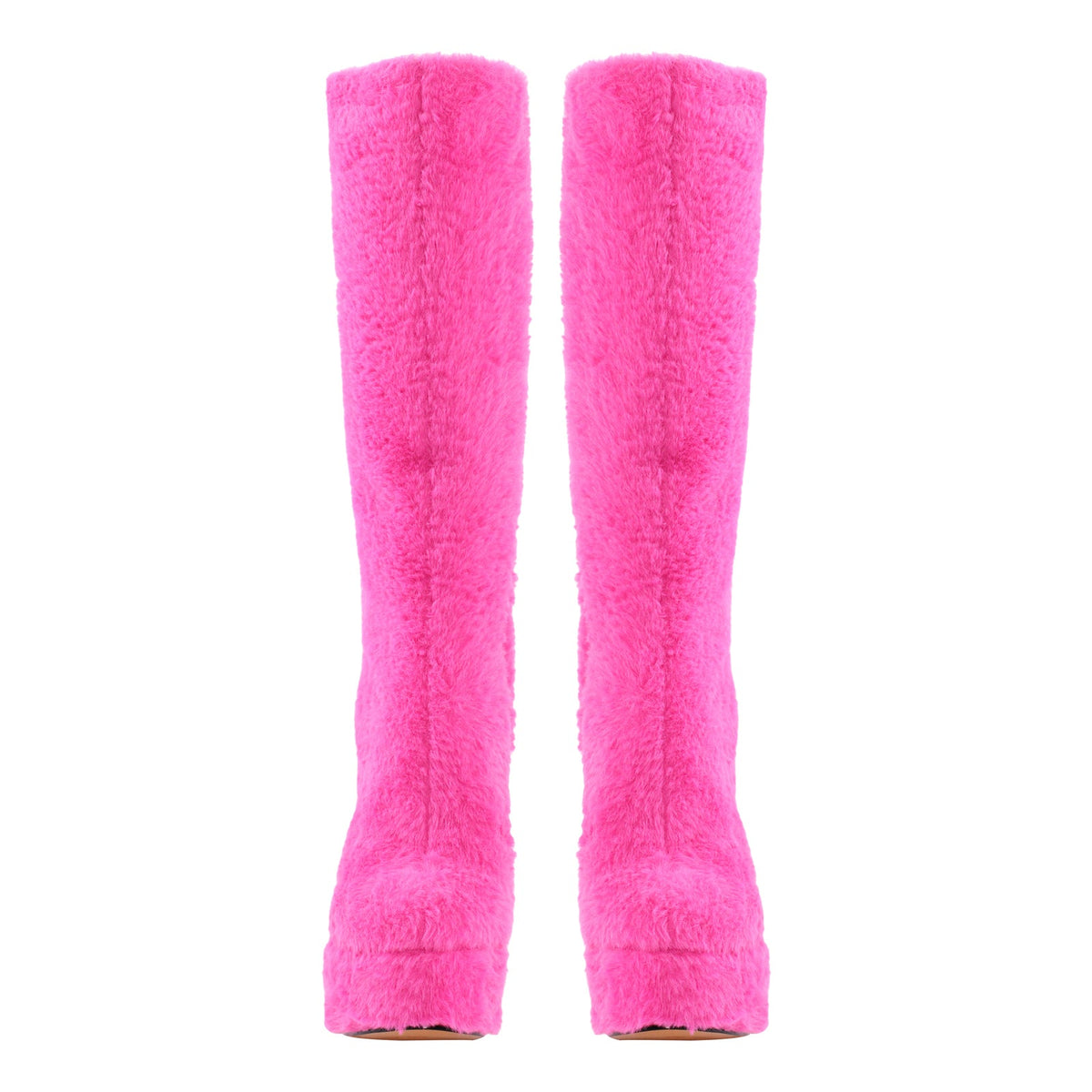Fur Platform High Heels Boots