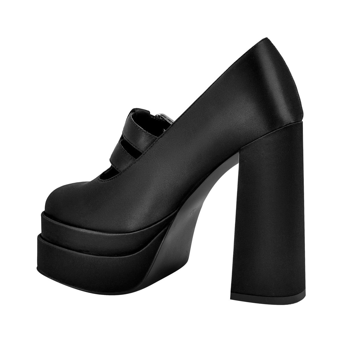 Double Platforms Chunky High Heel Pumps