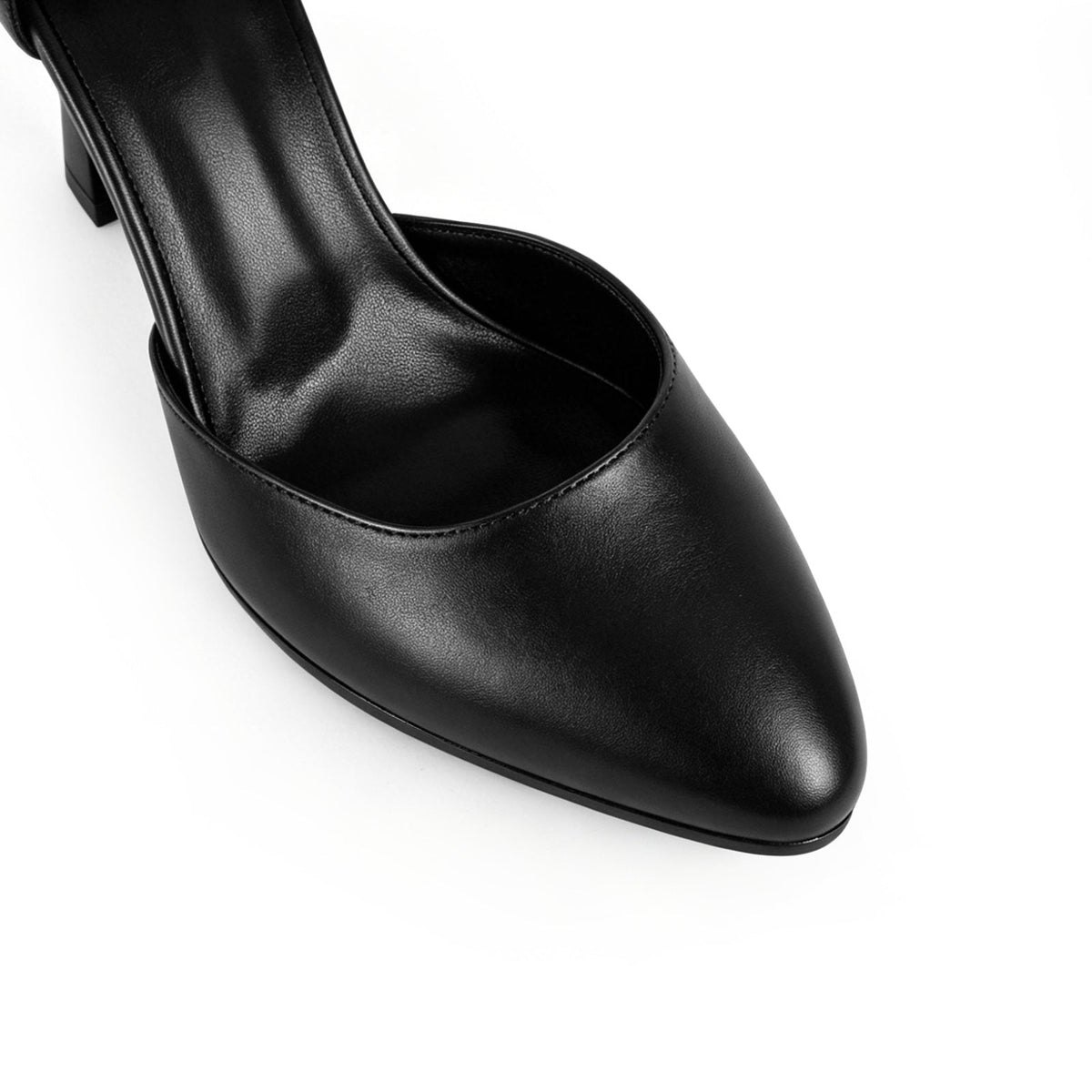 Pointed Toe Buckle Strap Stiletto Pumps