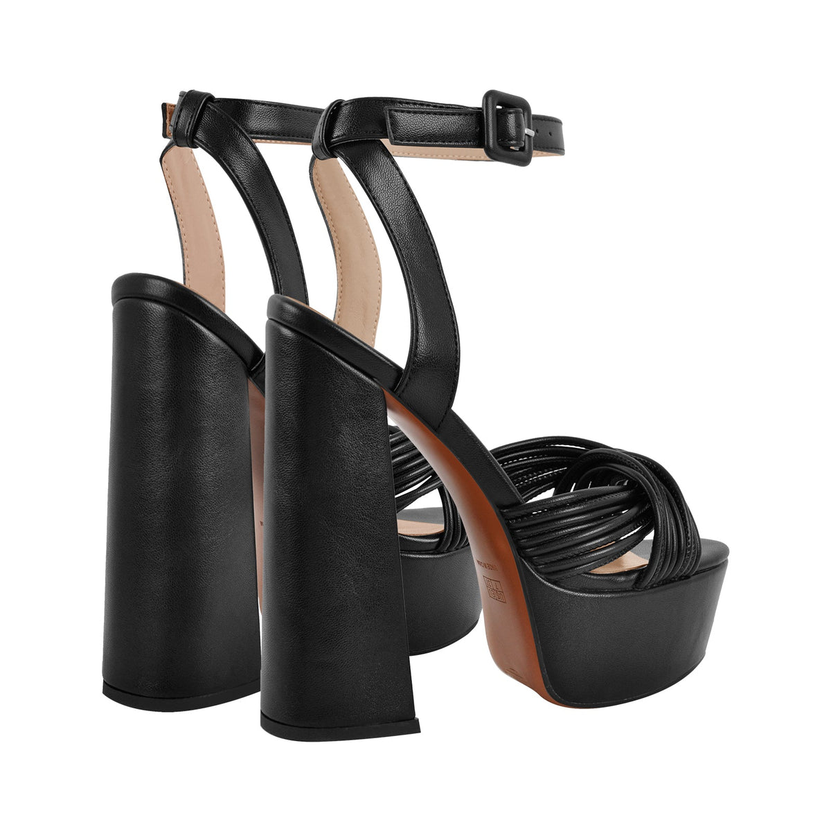 Platform Chunky Heel Ankle Strap Sandals