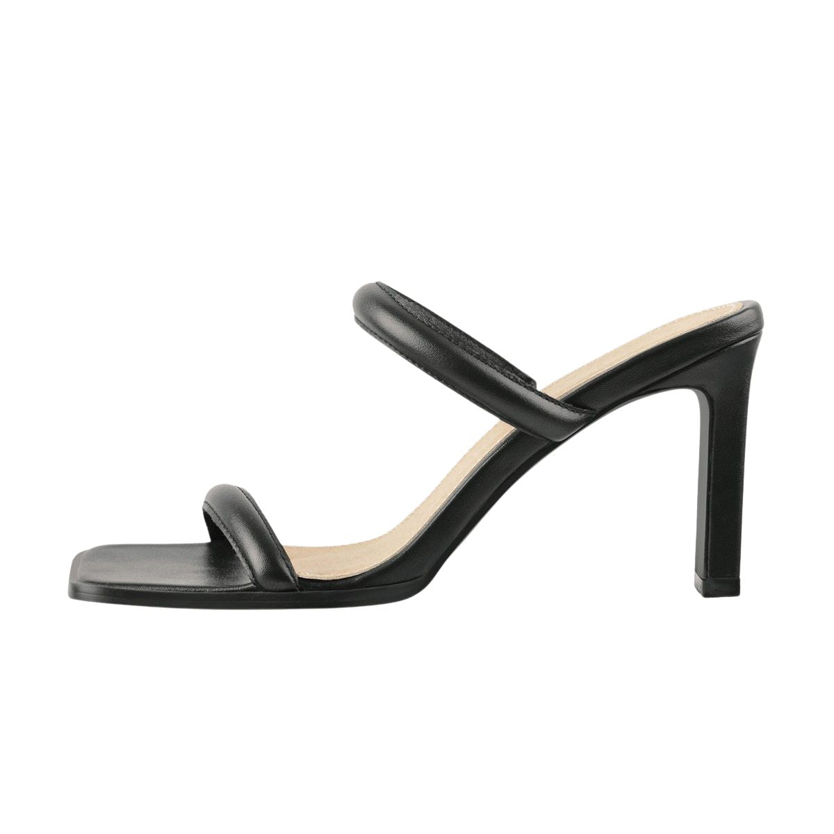 Square Toe Slip On Sandals Mules