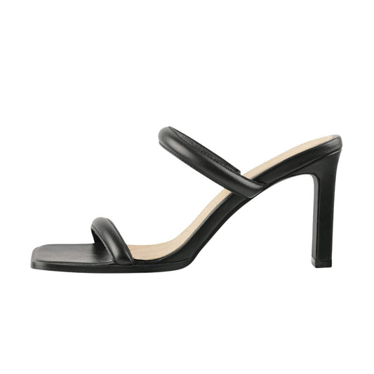 Square Toe Slip On Sandals Mules