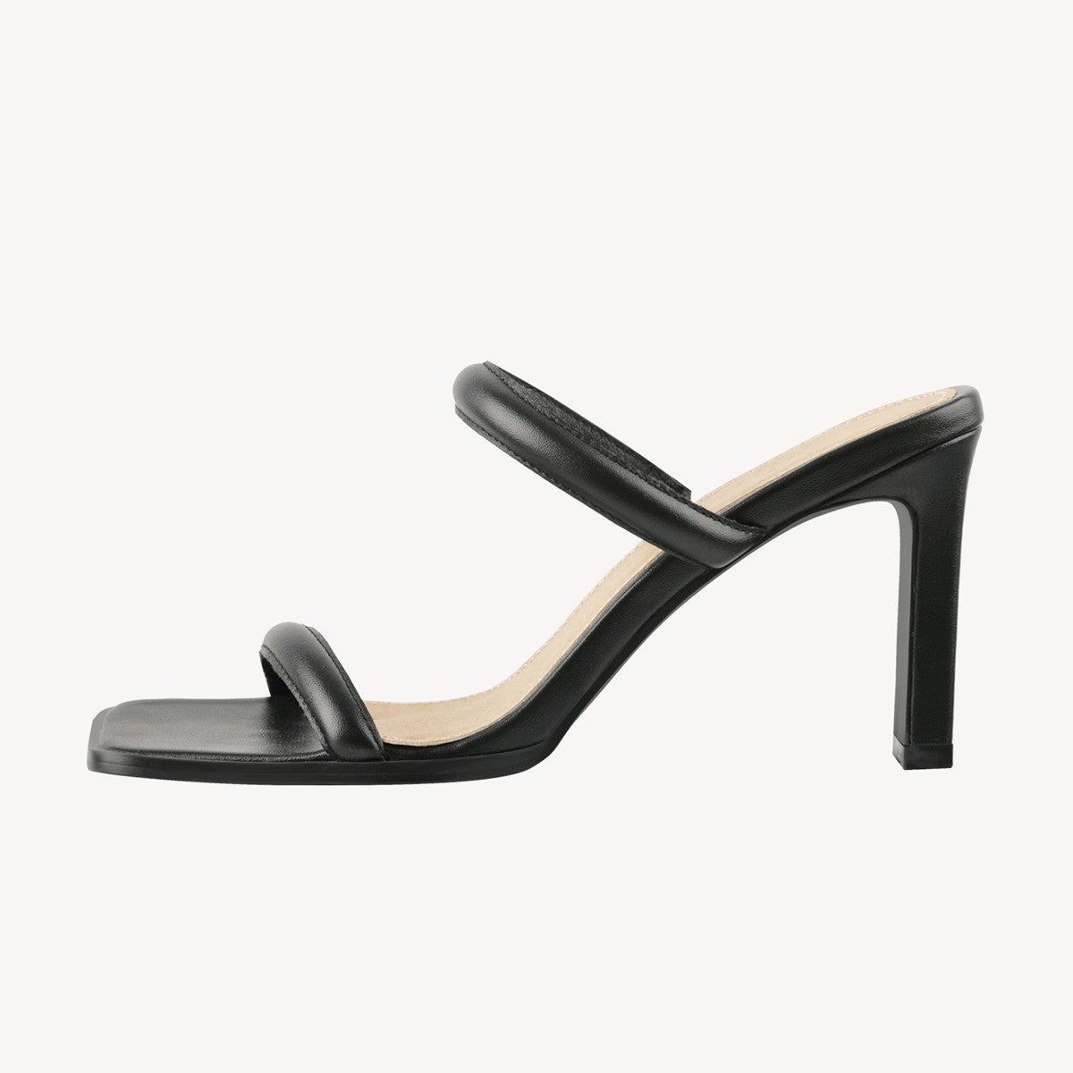 Square Toe Slip On Sandals Mules