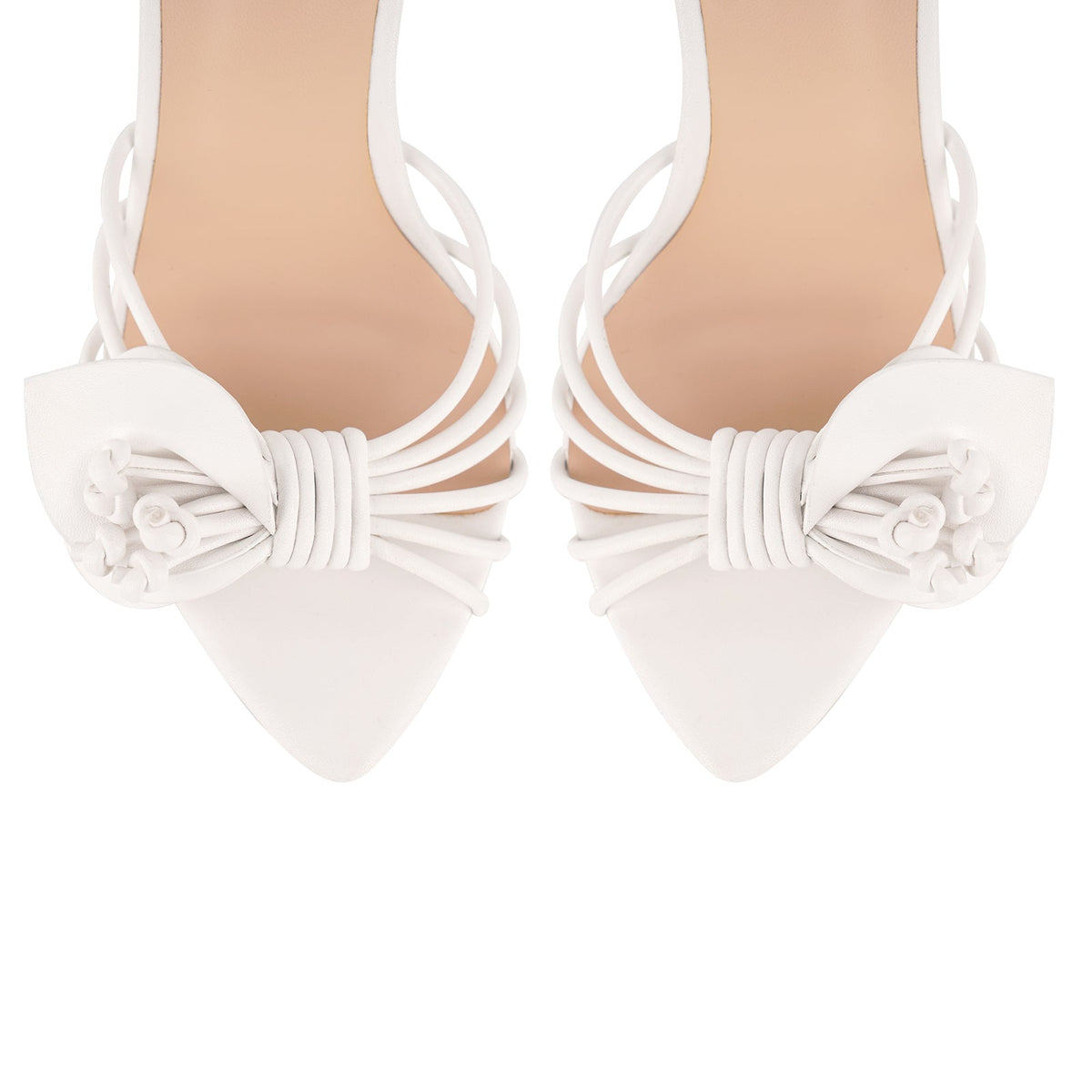 Pointed Toe Flower Ankle Strap Sandals