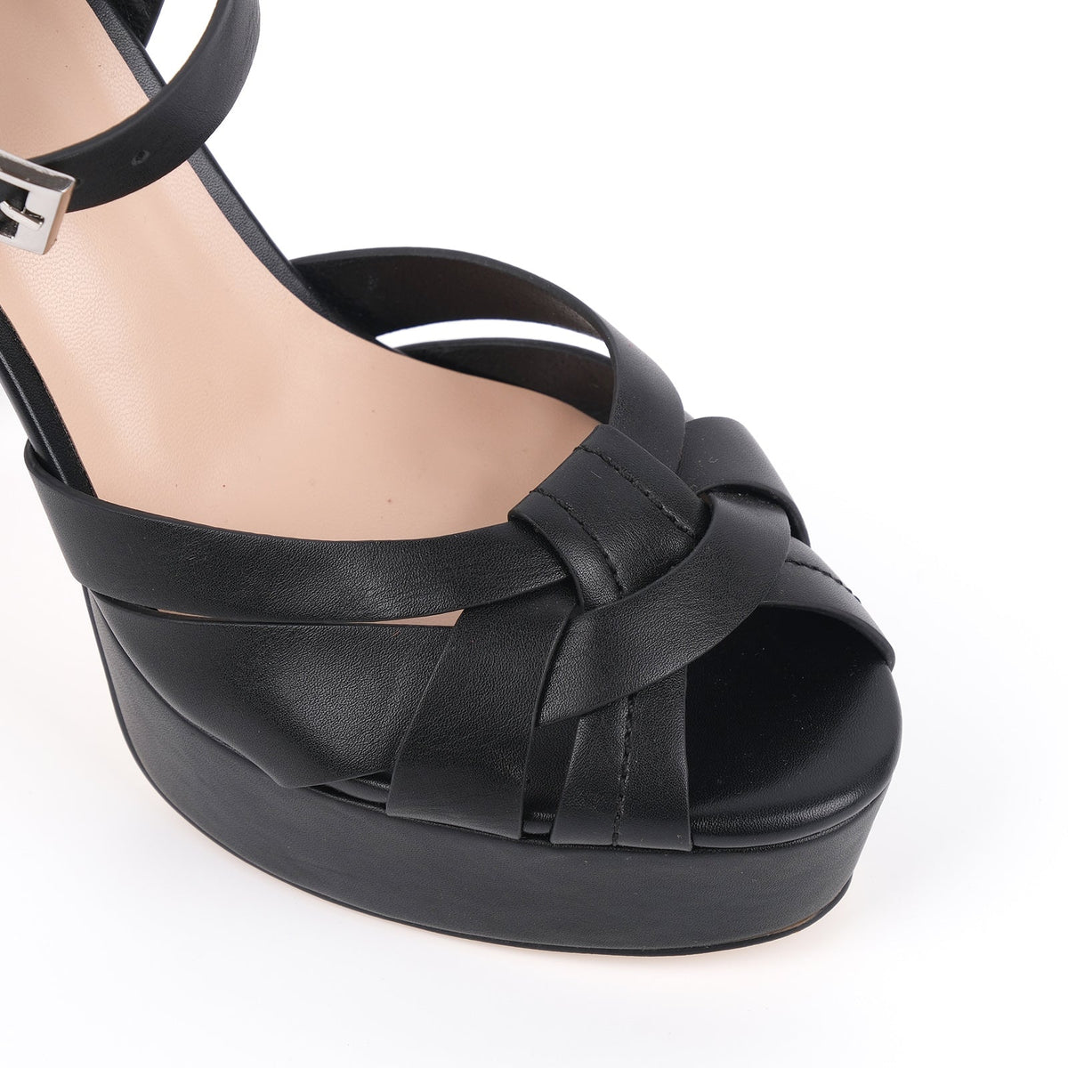 Platform Buckle Strap Stiletto Sandals
